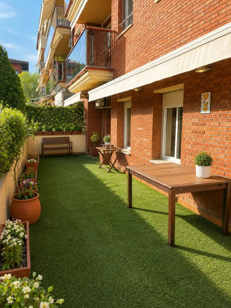 Terrassa de Planta baixa en venda en Sant Cugat del Vallès amb Aire condicionat, Calefacció i Jardí privat