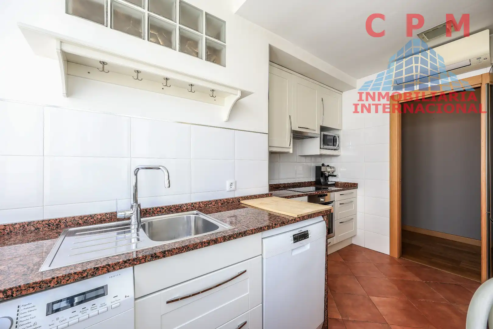 Küche von Wohnung zur Miete in Madrid mit Klimaanlage, Heizung und Parkett