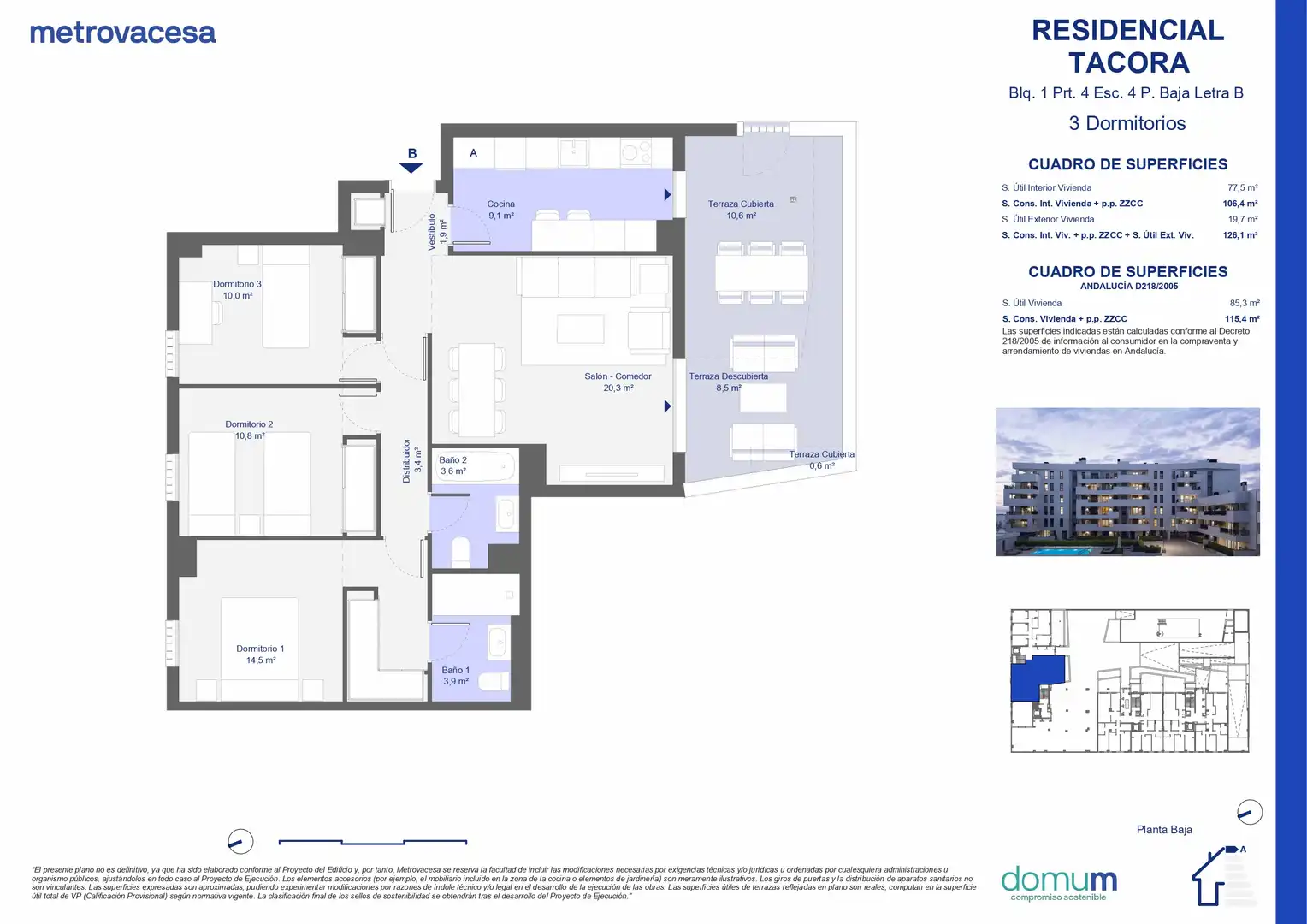Planta baja en venta en Sevilla con Aire acondicionado, Terraza y Trastero