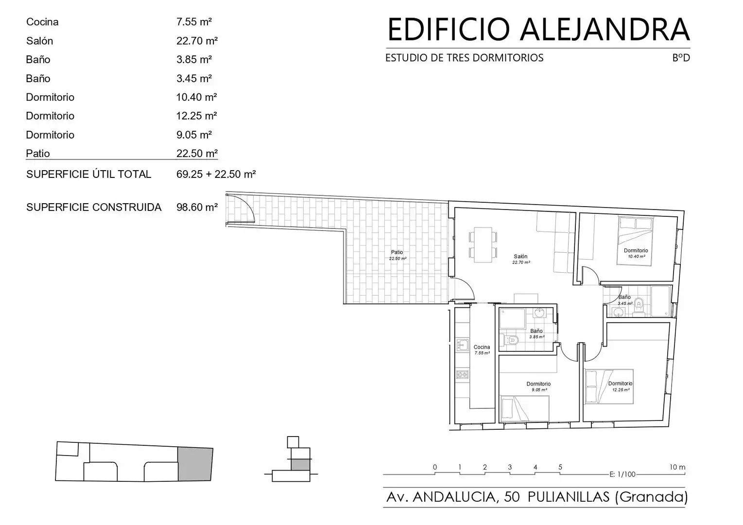 Flat for sale in Avenida Avenida de Andalucía, 50, Pulianas
