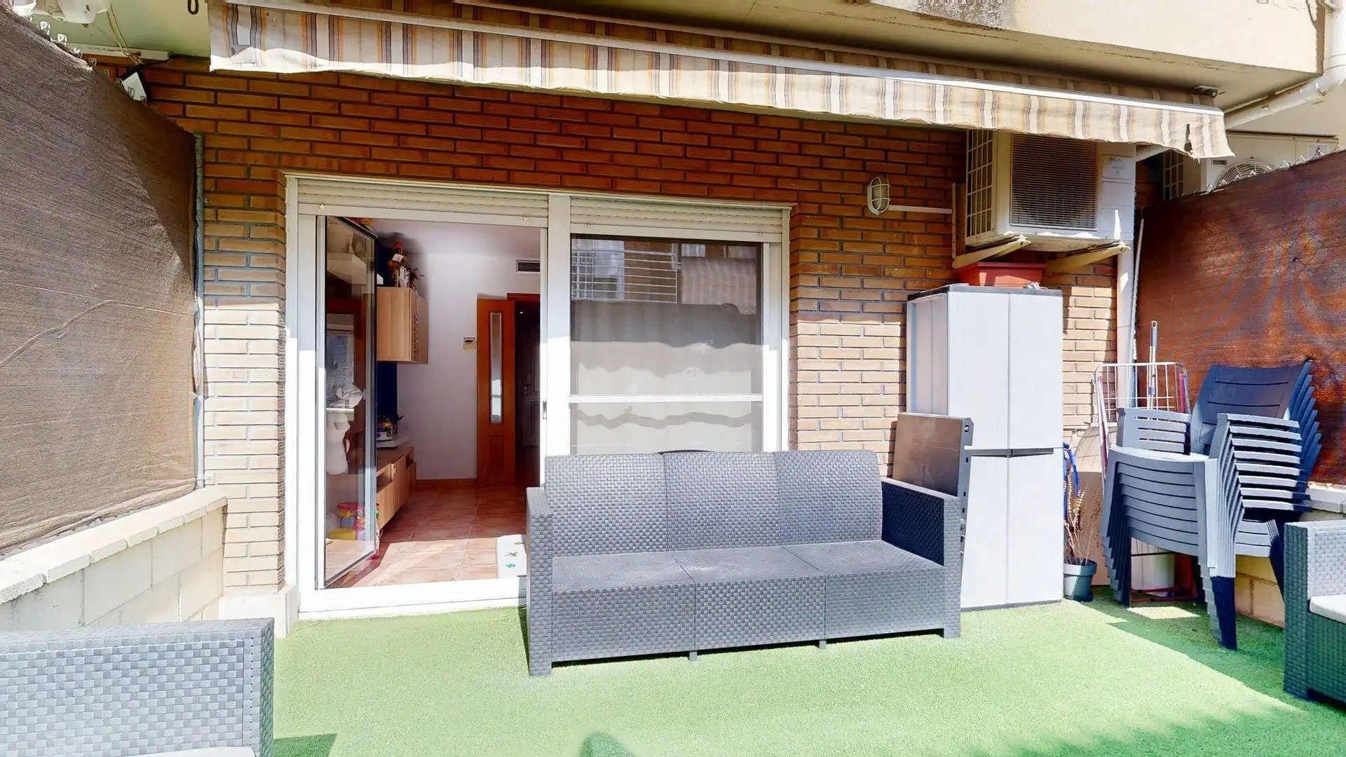 Terraza de Casa adosada en venta en Zaragoza con Calefacción, Jardín privado y Terraza
