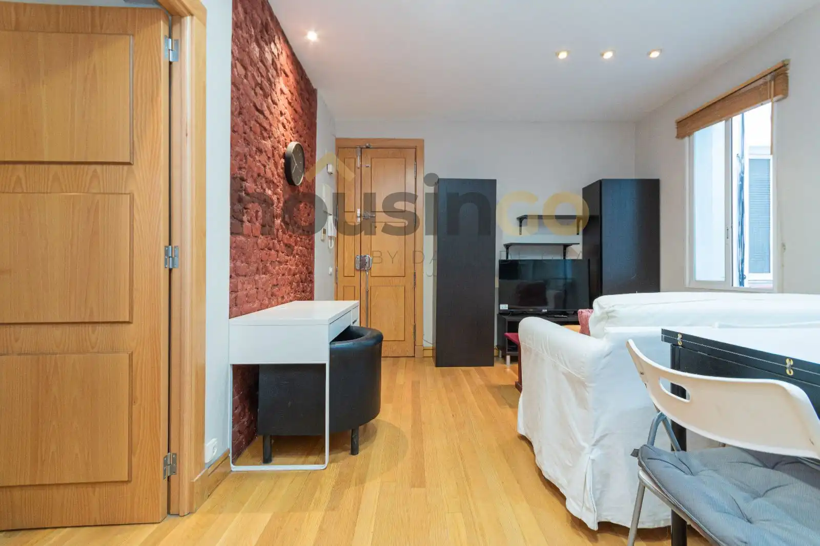 Sala d'estar de Pis de lloguer en Madrid amb Aire condicionat, Calefacció i Moblat