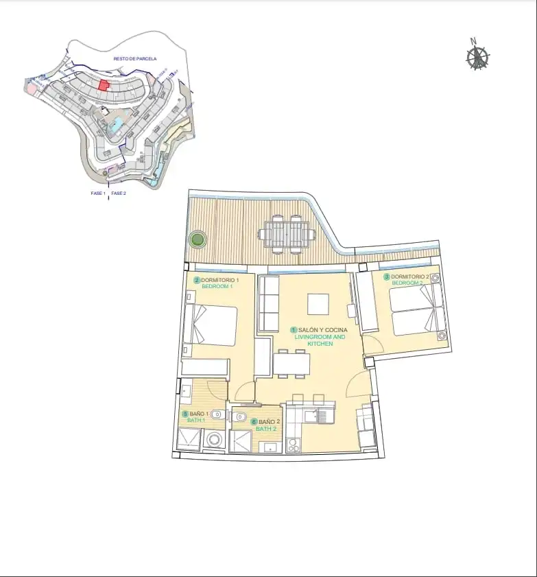 Mini appartamento con terrazza in vendita a Isla del Fraile, imagen 38