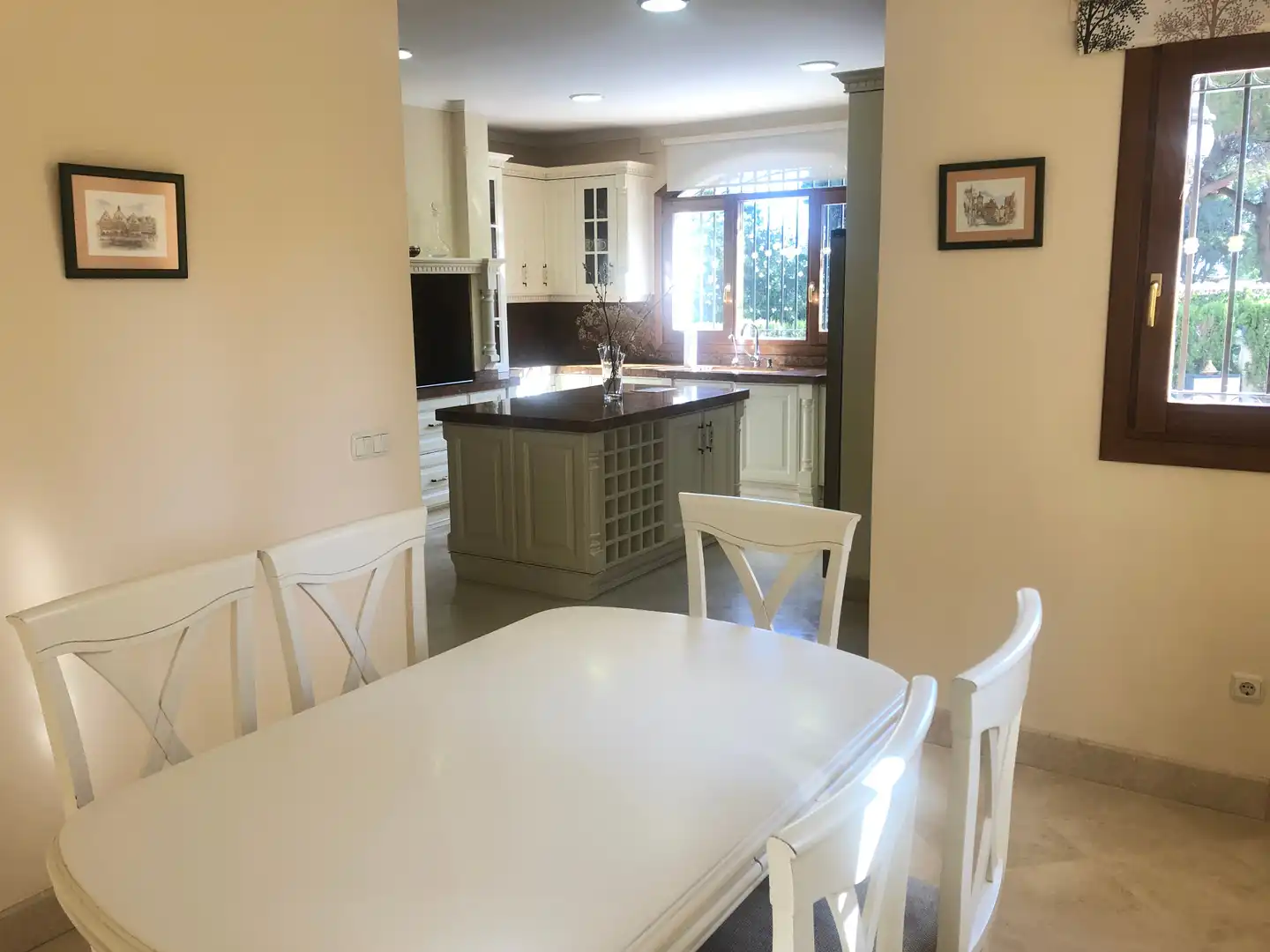 Küche von Haus oder Chalet zur Miete in Marbella mit Klimaanlage, Heizung und Privatgarten