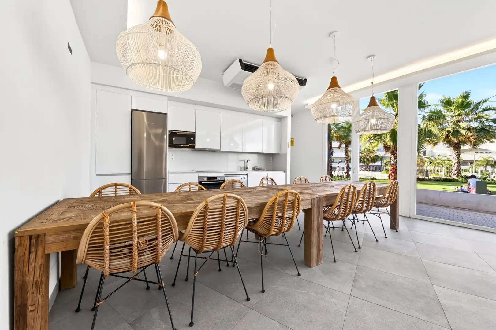 Comedor de Apartamento en venta en Málaga con Aire acondicionado, Terraza y Piscina