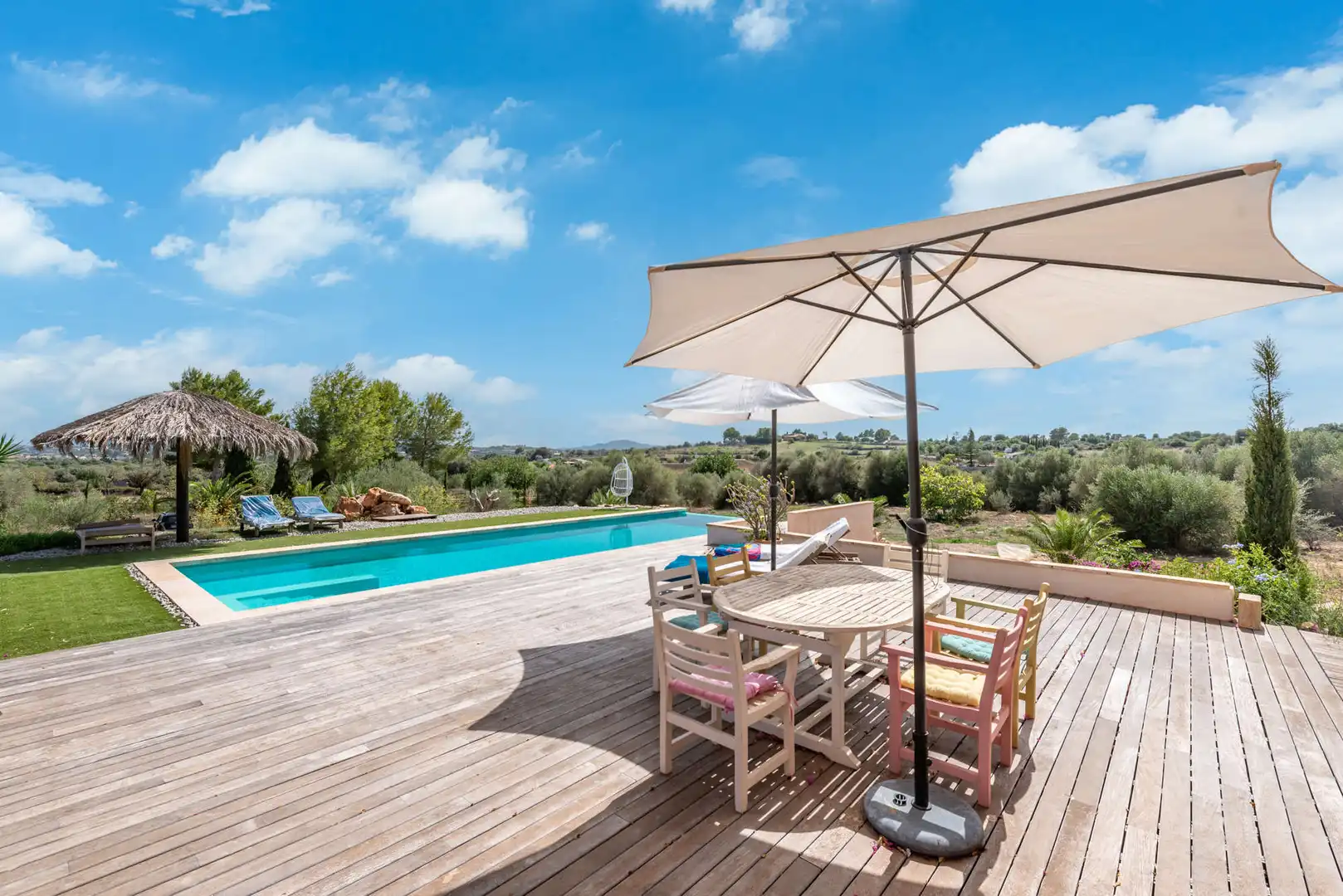 Terrassa de Finca rústica en venda en Sant Llorenç des Cardassar amb Aire condicionat, Terrassa i Moblat