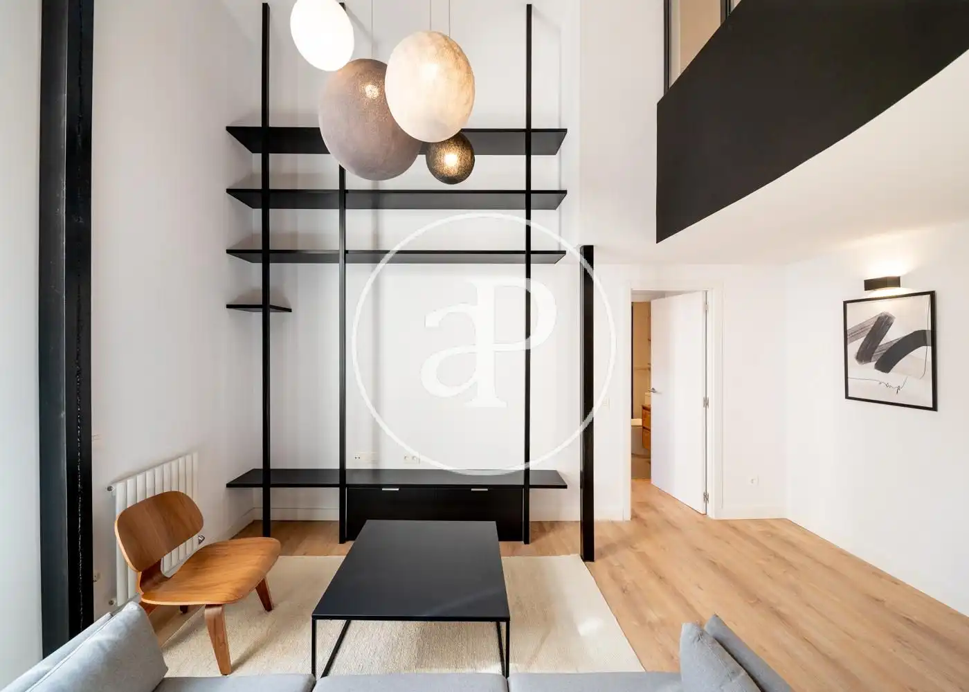 Sala de estar de Dúplex en venta en Madrid con Aire acondicionado, Calefacción y Amueblado