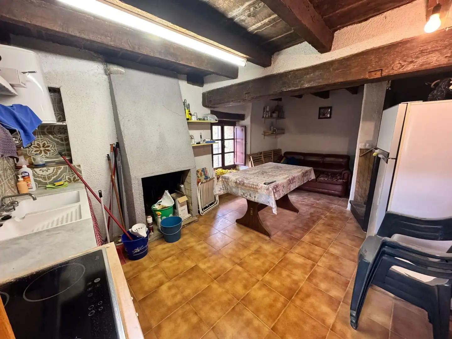 Cocina de Finca rústica en venta en La Pobla de Benifassà con Amueblado