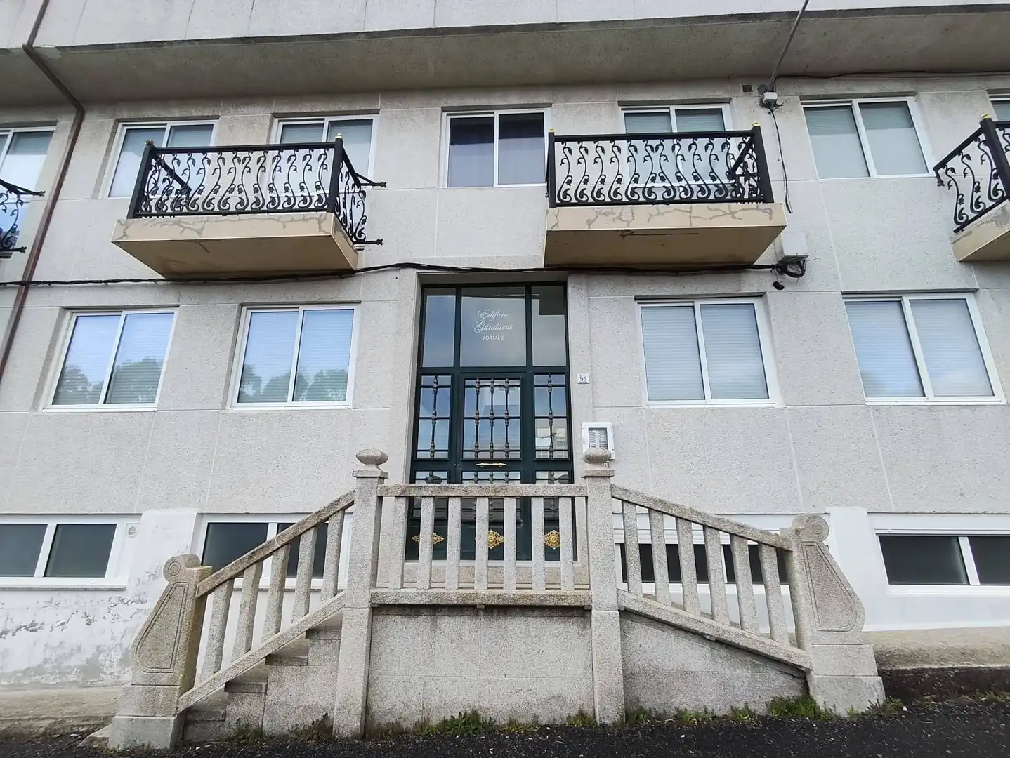 Exterior view of Flat for sale in Fisterra  with Furnished