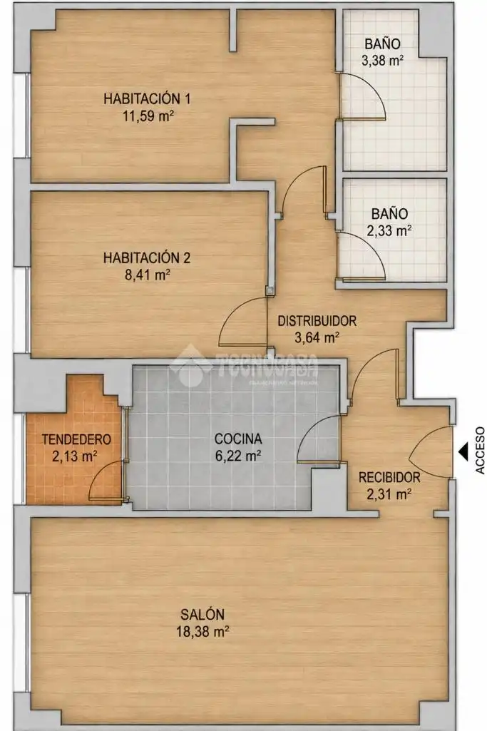 Flat for sale in Madrid  with Heating and Community pool