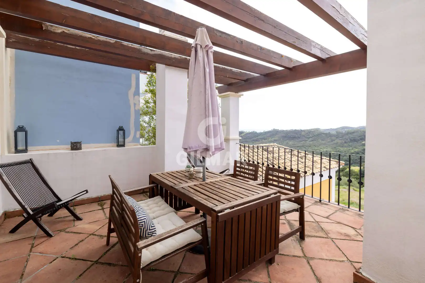 Terraza de Casa adosada en venta en Benahavís con Calefacción y Piscina