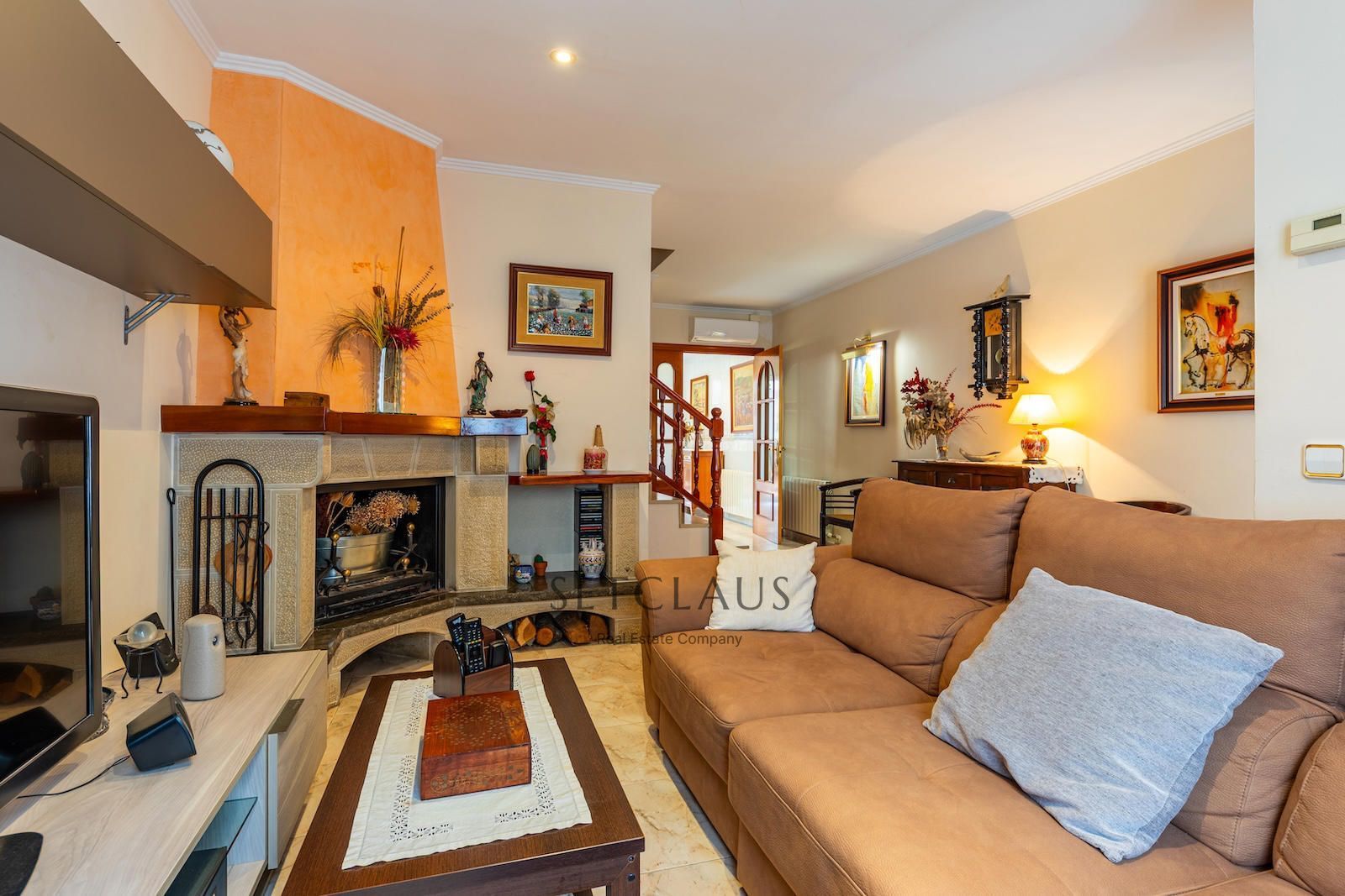Living room of Single-family semi-detached for sale in Premià de Mar  with Air Conditioner, Heating and Terrace
