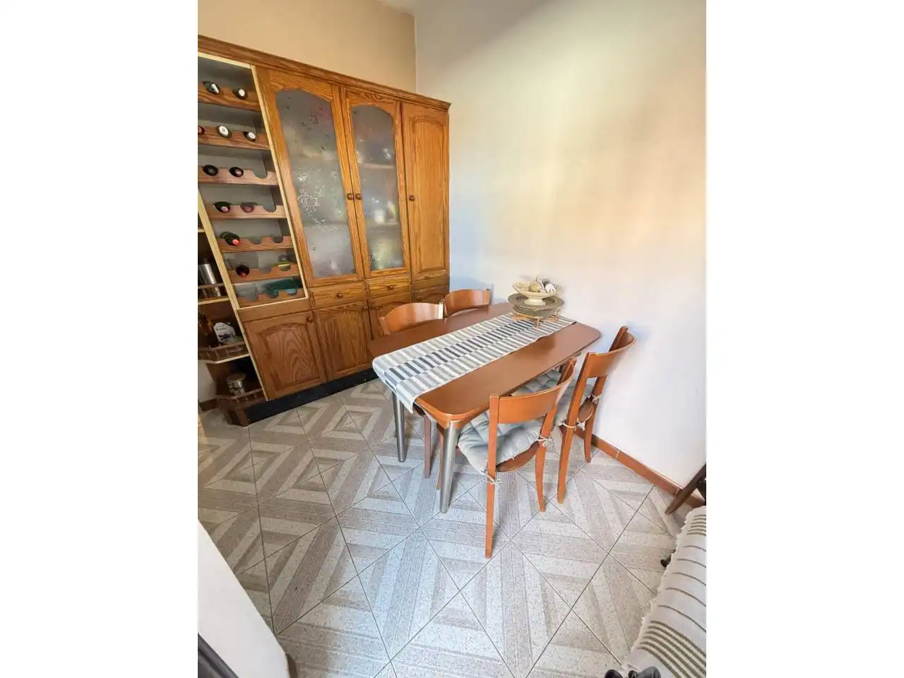 Menjador de Casa adosada en venda en San Cristóbal de la Laguna amb Jardí privat, Parquet i Terrassa