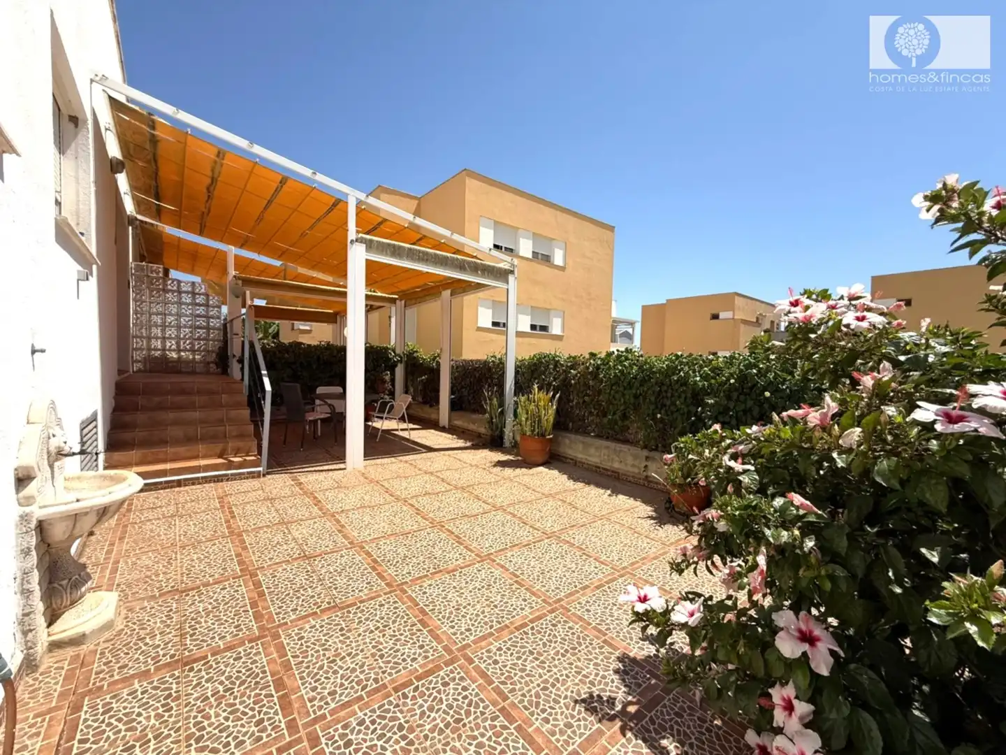 Terrace of Flat for sale in Ayamonte  with Air Conditioner, Furnished and Community pool