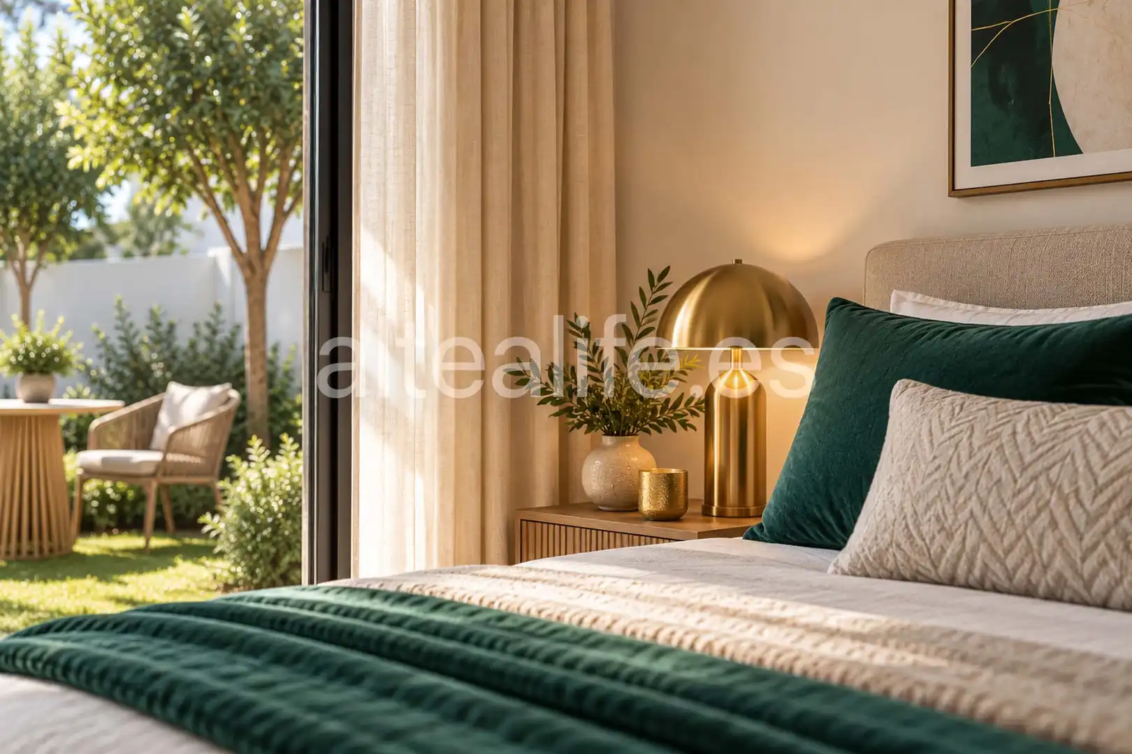 Habitación de Casa o chalet en venta en La Nucia con Aire acondicionado, Calefacción y Jardín privado