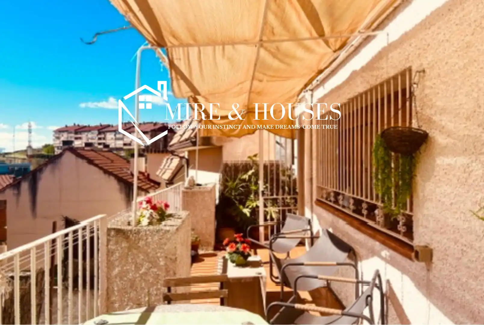 Terraza de Casa adosada en venta en El Molar (Madrid) con Calefacción, Jardín privado y Terraza