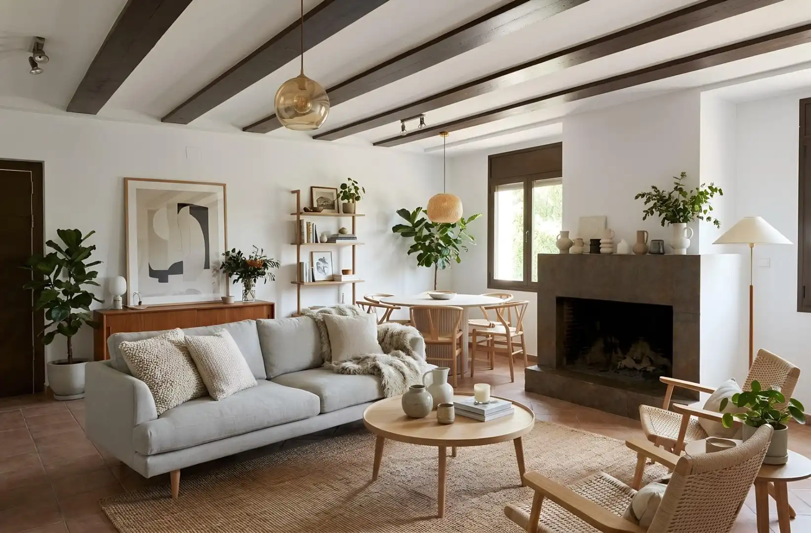 Living room of Houses for sale in Castelldefels  with Air Conditioner, Heating and Private garden