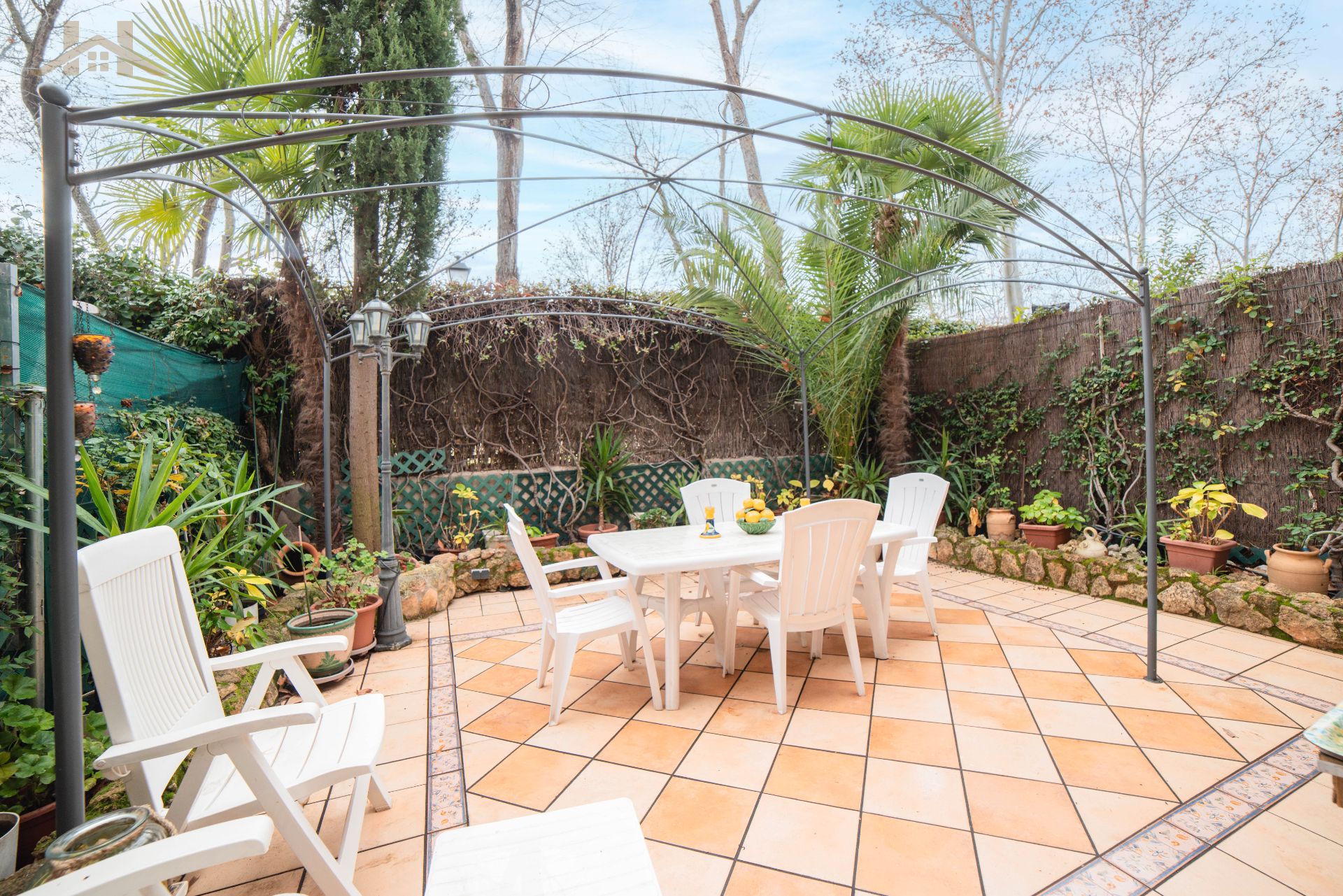 Terrace of Single-family semi-detached for sale in Villaviciosa de Odón  with Air Conditioner, Heating and Private garden