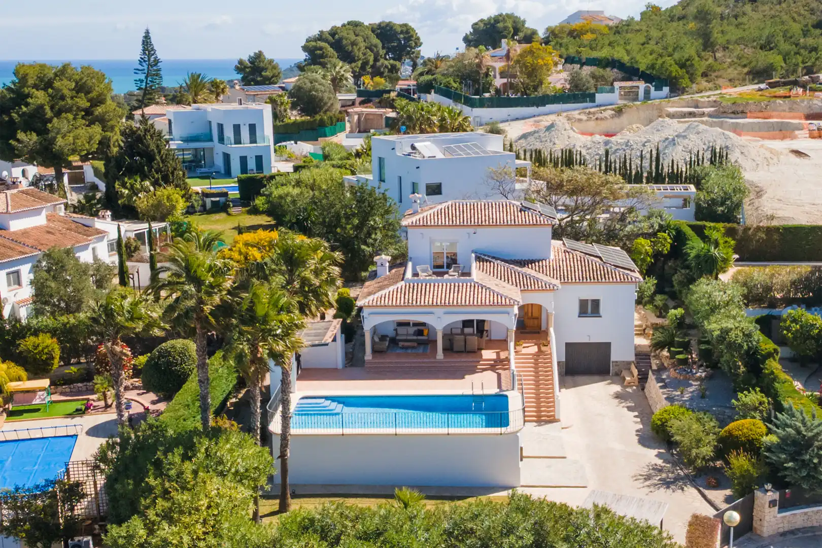 Exterior view of Houses for sale in Jávea / Xàbia  with Air Conditioner, Heating and Private garden