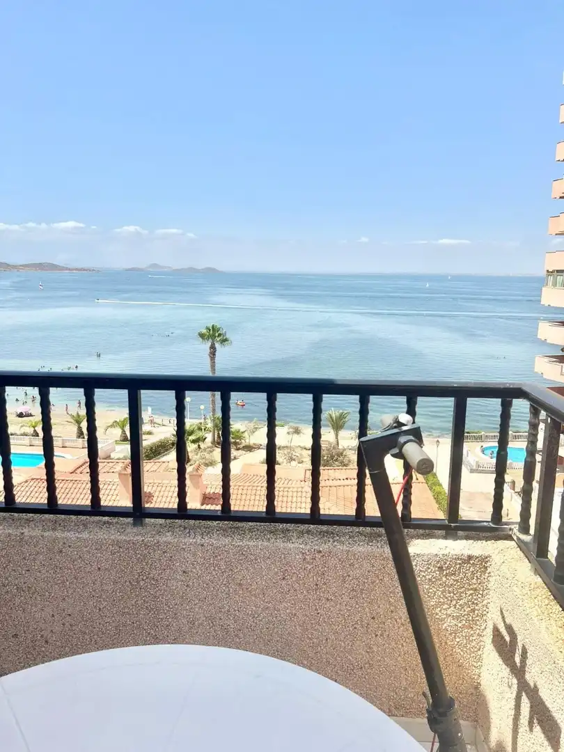 Terrassa de Apartament de lloguer en La Manga del Mar Menor amb Calefacció, Terrassa i Moblat