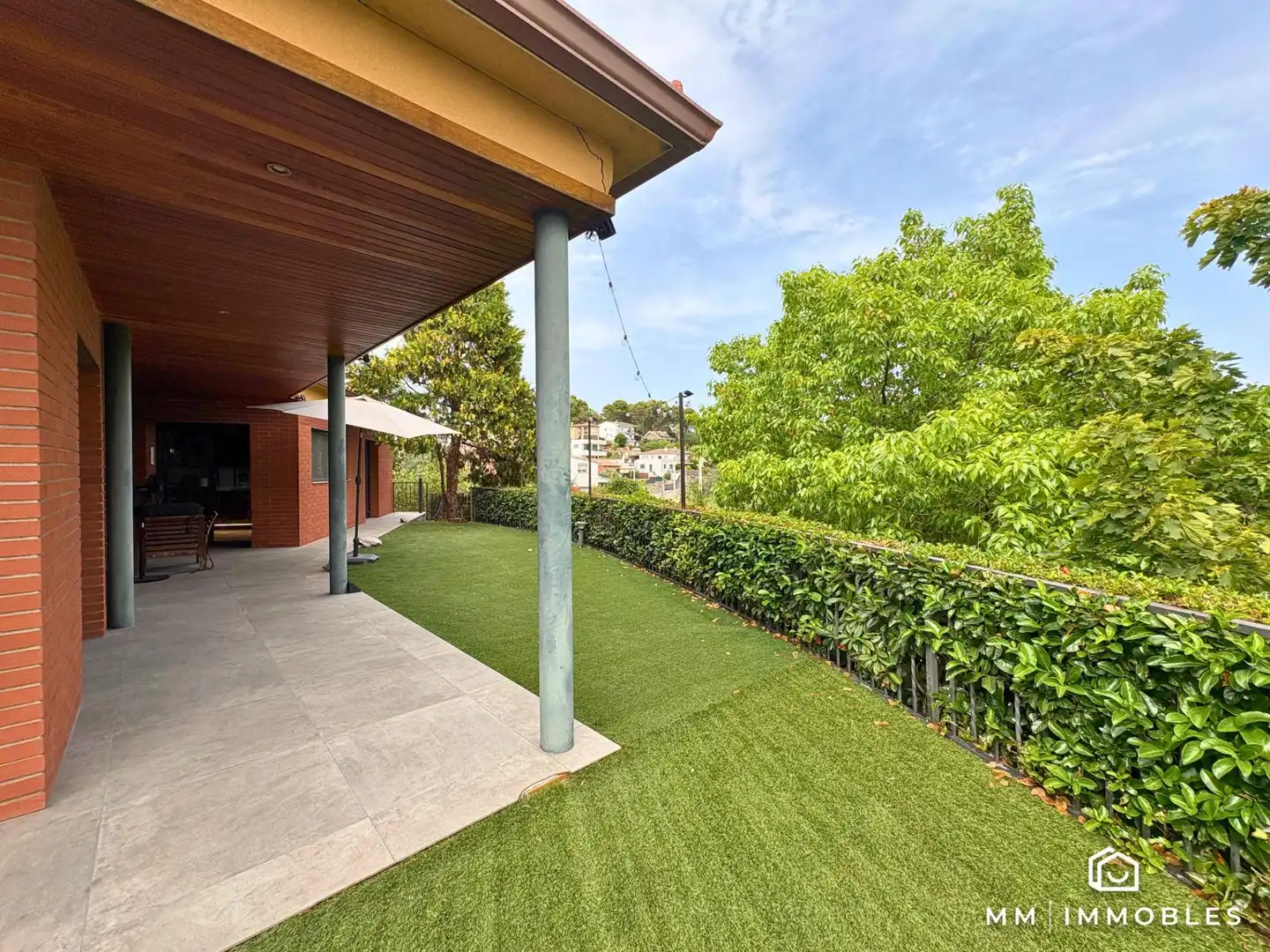 Terrassa de Casa o xalet en venda en Lliçà d'Amunt amb Aire condicionat, Calefacció i Jardí privat