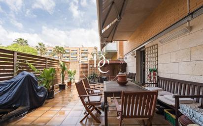 Terrace of Flat for sale in  Barcelona Capital  with Air Conditioner, Heating and Private garden
