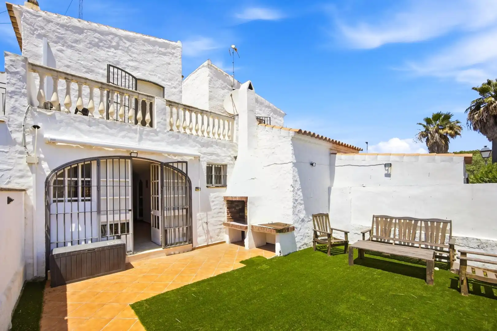 Jardín de Casa o chalet en venta en Chiclana de la Frontera con Aire acondicionado, Calefacción y Jardín privado