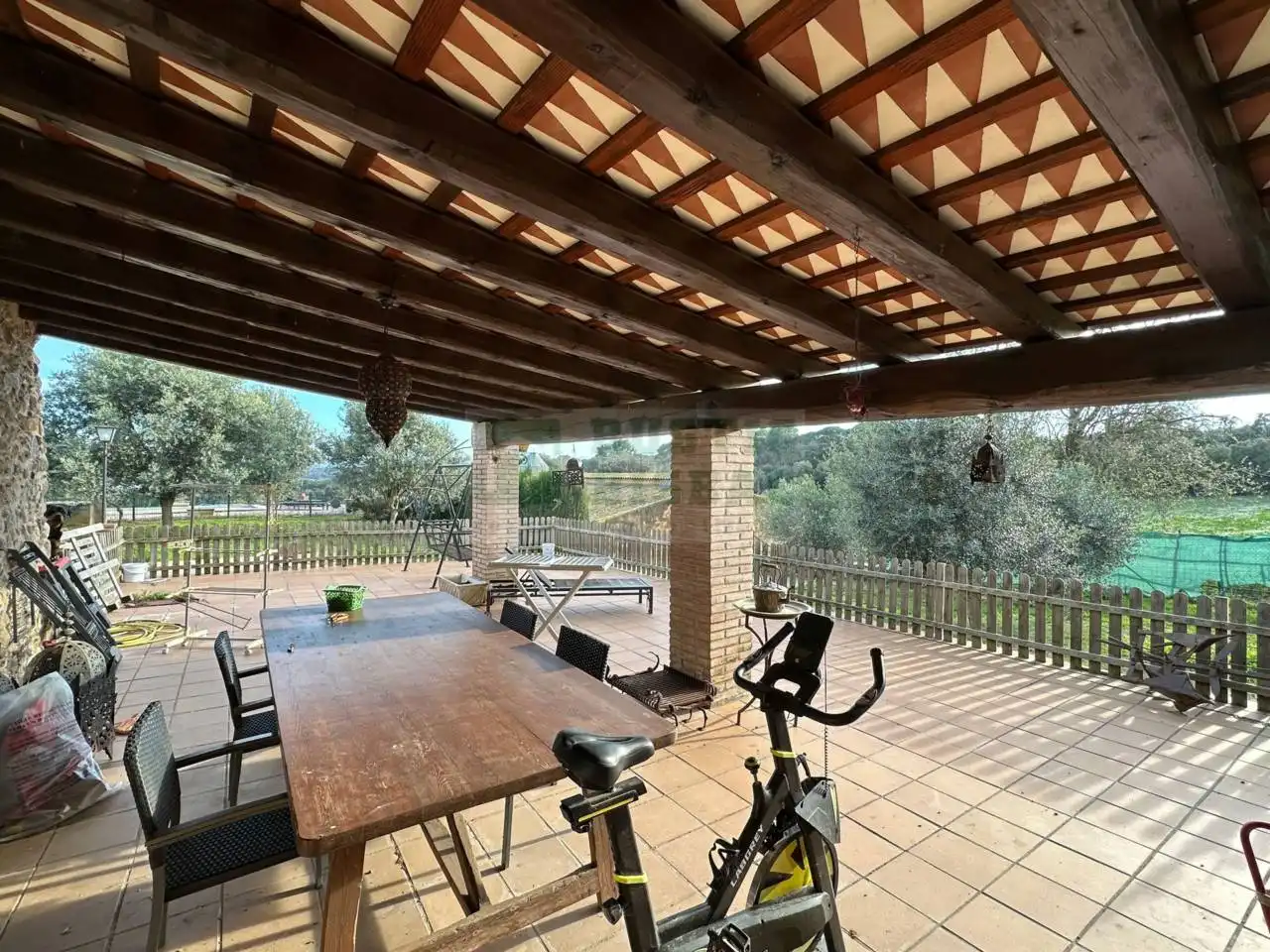Terraza de Finca rústica en venta en Corçà con Aire acondicionado, Calefacción y Terraza