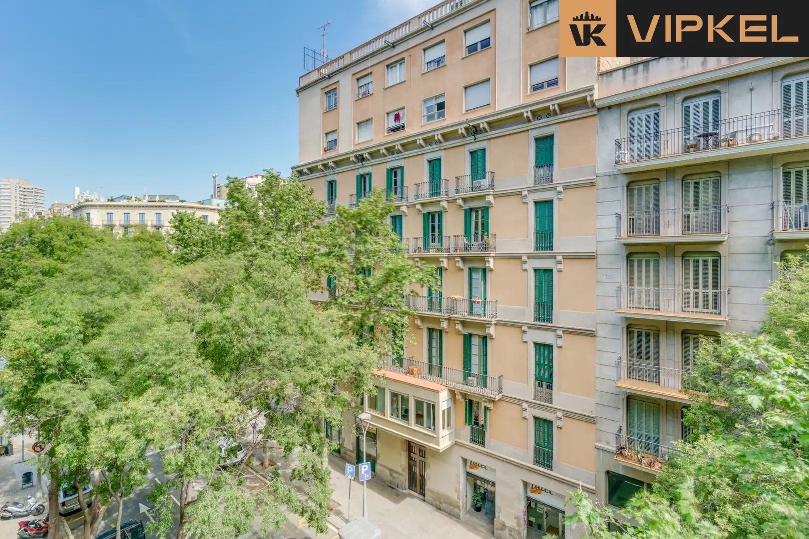 Vista exterior de Piso en venta en Barcelona con Aire acondicionado, Calefacción y Parquet