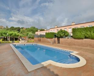 Swimming pool of Single-family semi-detached for sale in Calella  with Air Conditioner, Terrace and Balcony