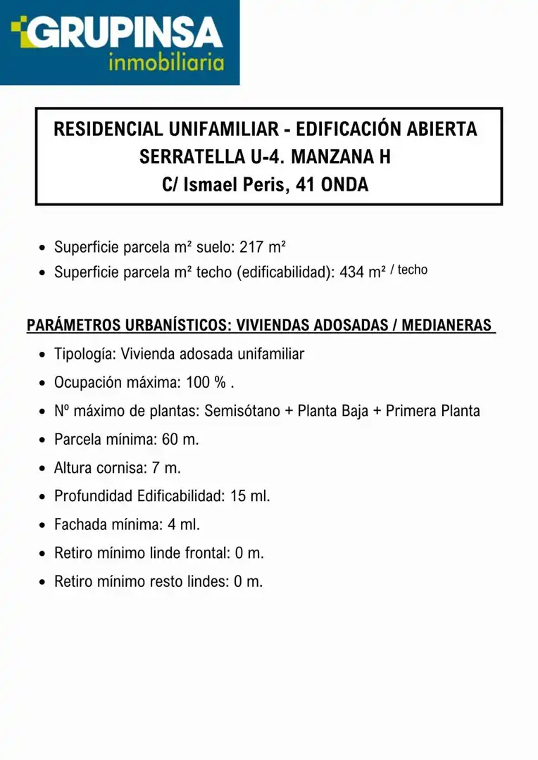 Grundstücke und Bauplätze zum Verkauf in Ismael Peris, imagen 10