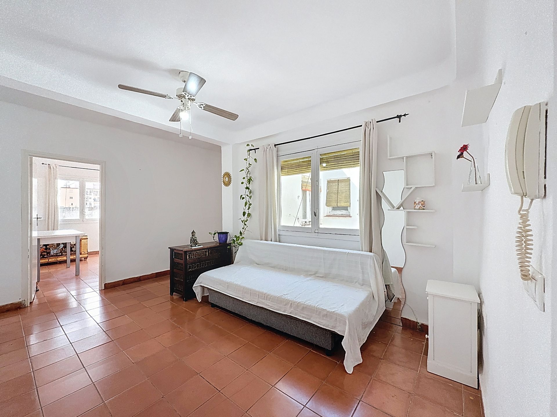 Bedroom of Flat for sale in Málaga Capital