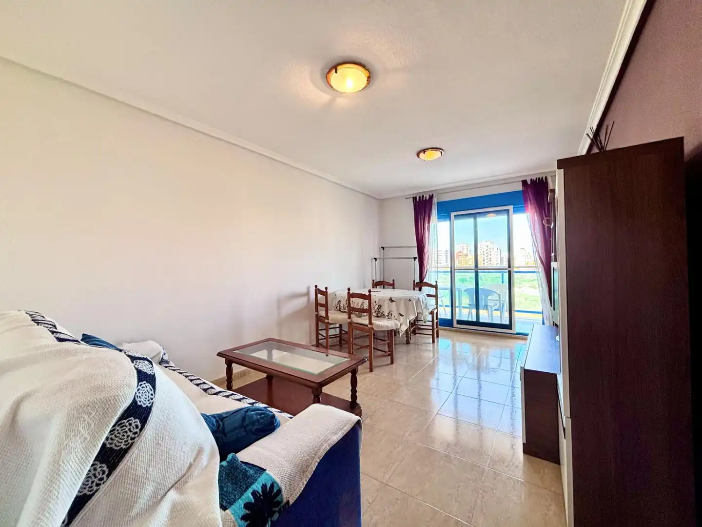 Living room of Flat for rent in Guardamar del Segura  with Air Conditioner, Heating and Furnished