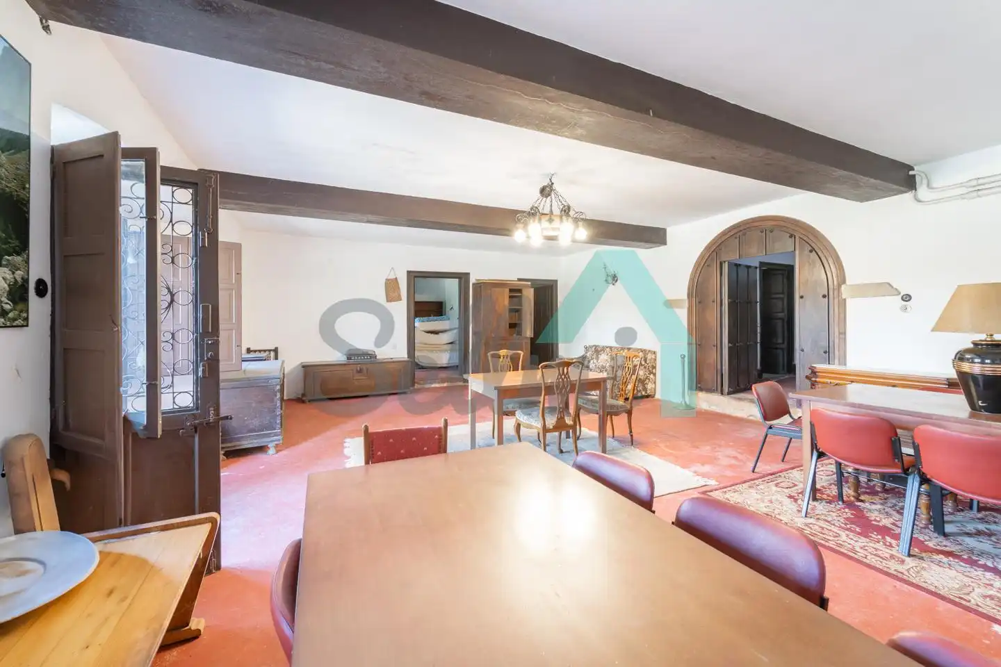 Comedor de Casa o chalet en venta en Oviedo  con Jardín privado y Balcón