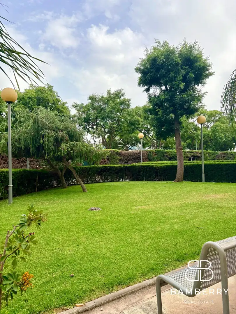 Garden of Flat for sale in Castelldefels  with Parquet flooring and Community pool