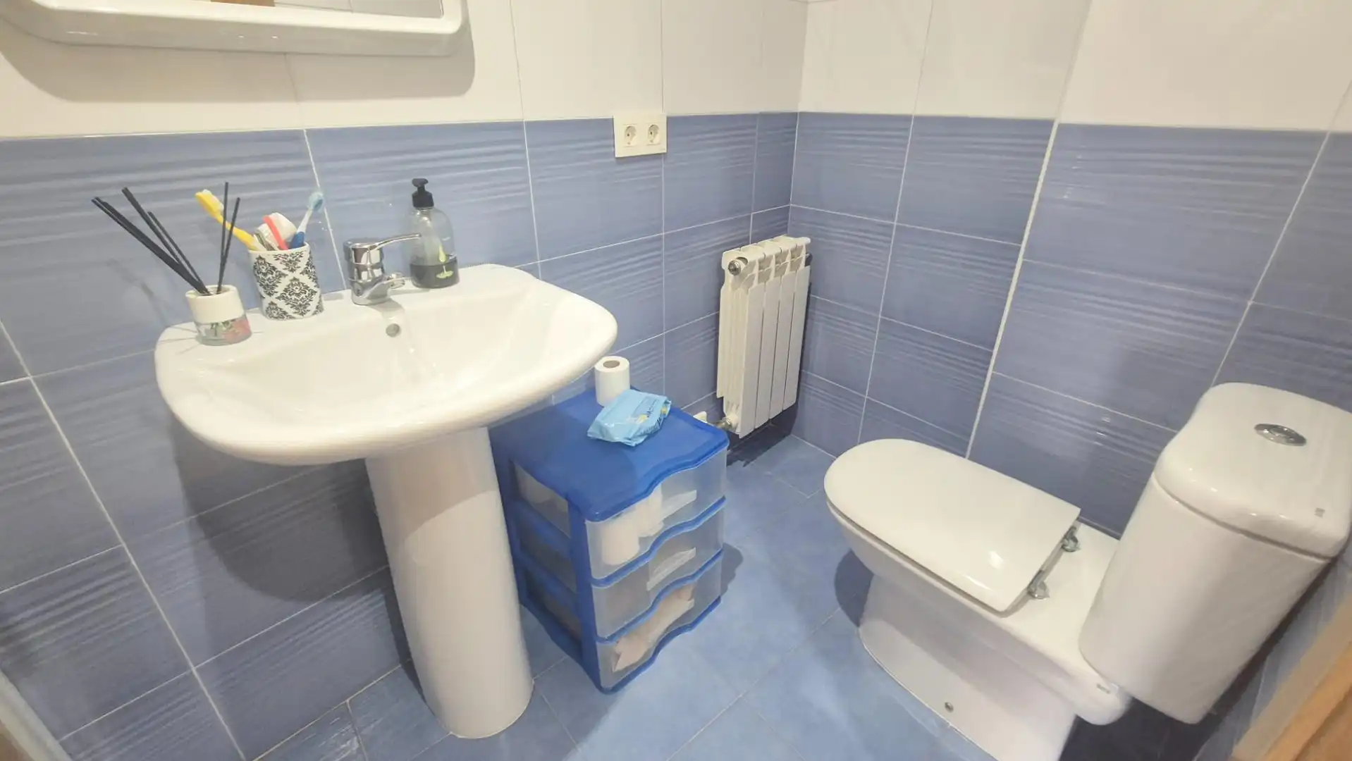Badezimmer von Wohnung zum Verkauf in Calzada de Valdunciel mit Heizung und Möbliert