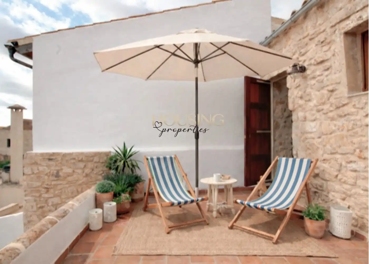 Terrace of Detached homes for sale in Llucmajor  with Air Conditioner, Heating and Private garden