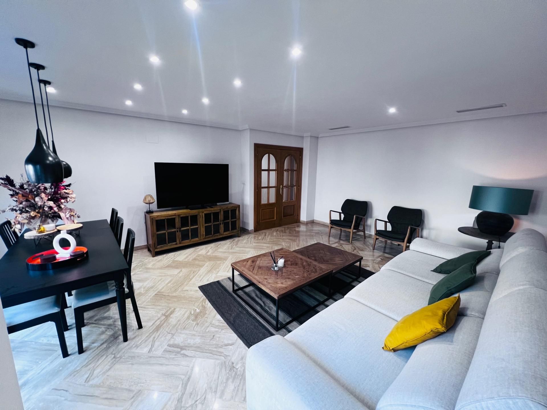 Sala de estar de Piso en venta en Elche / Elx con Aire acondicionado y Amueblado