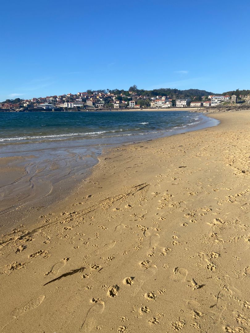 Vista exterior de Piso de alquiler en Cangas  con Calefacción, Amueblado y Horno