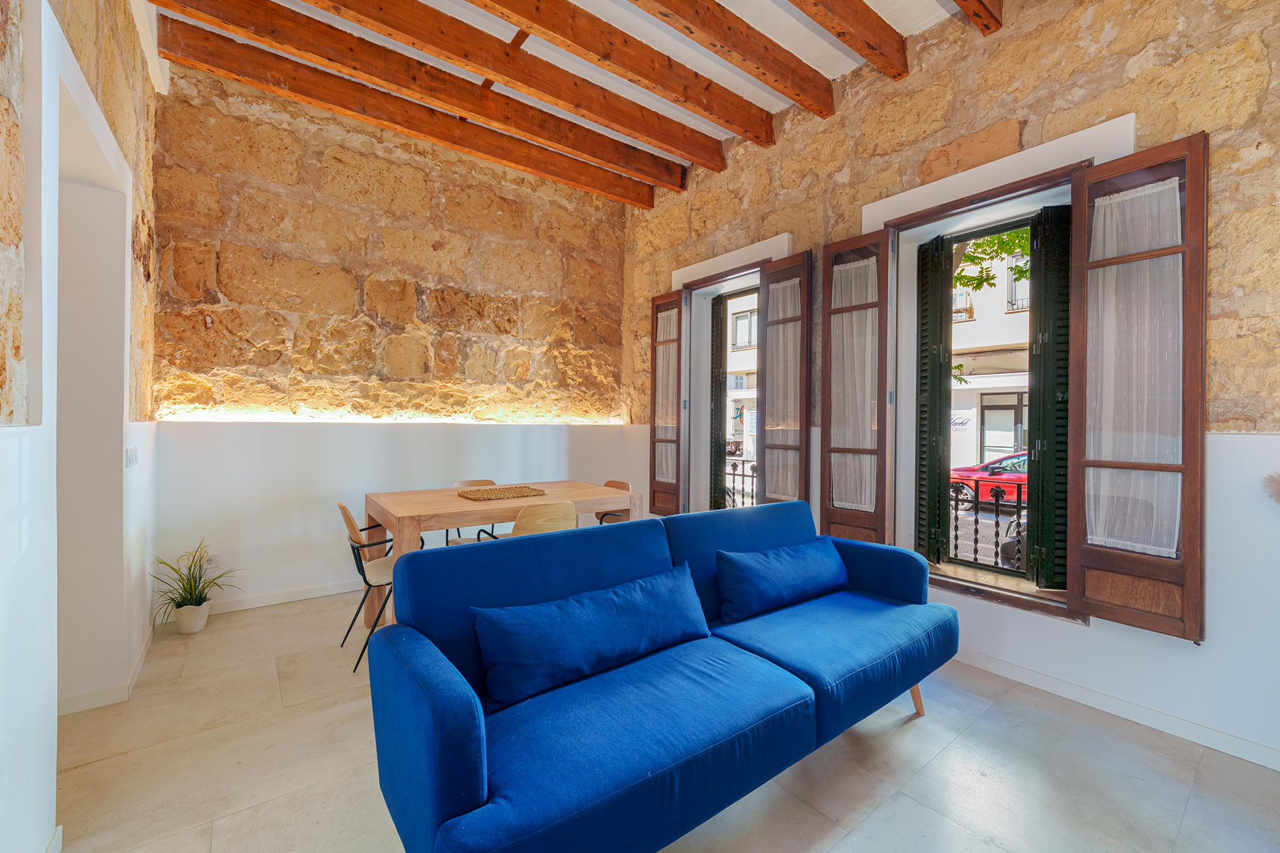 Living room of Apartment for sale in  Palma de Mallorca  with Air Conditioner, Terrace and Storage room