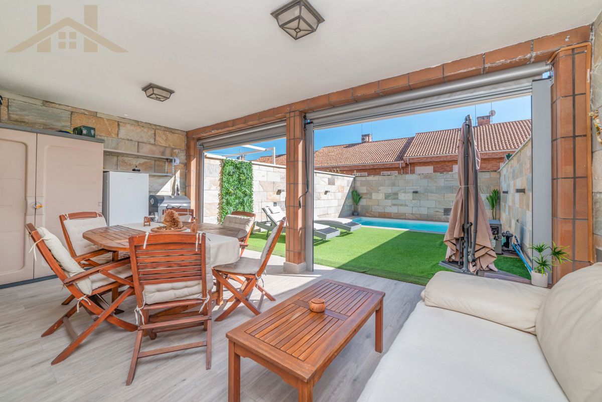 Jardín de Casa o chalet en venta en Leganés con Aire acondicionado, Calefacción y Jardín privado