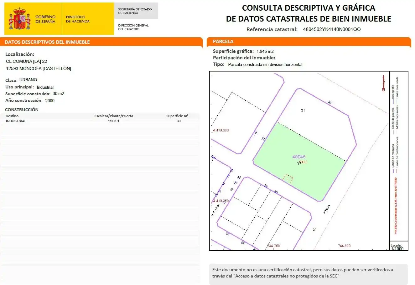 Terrain résidentiel à vendre à Moncófar Pueblo, imagen 3