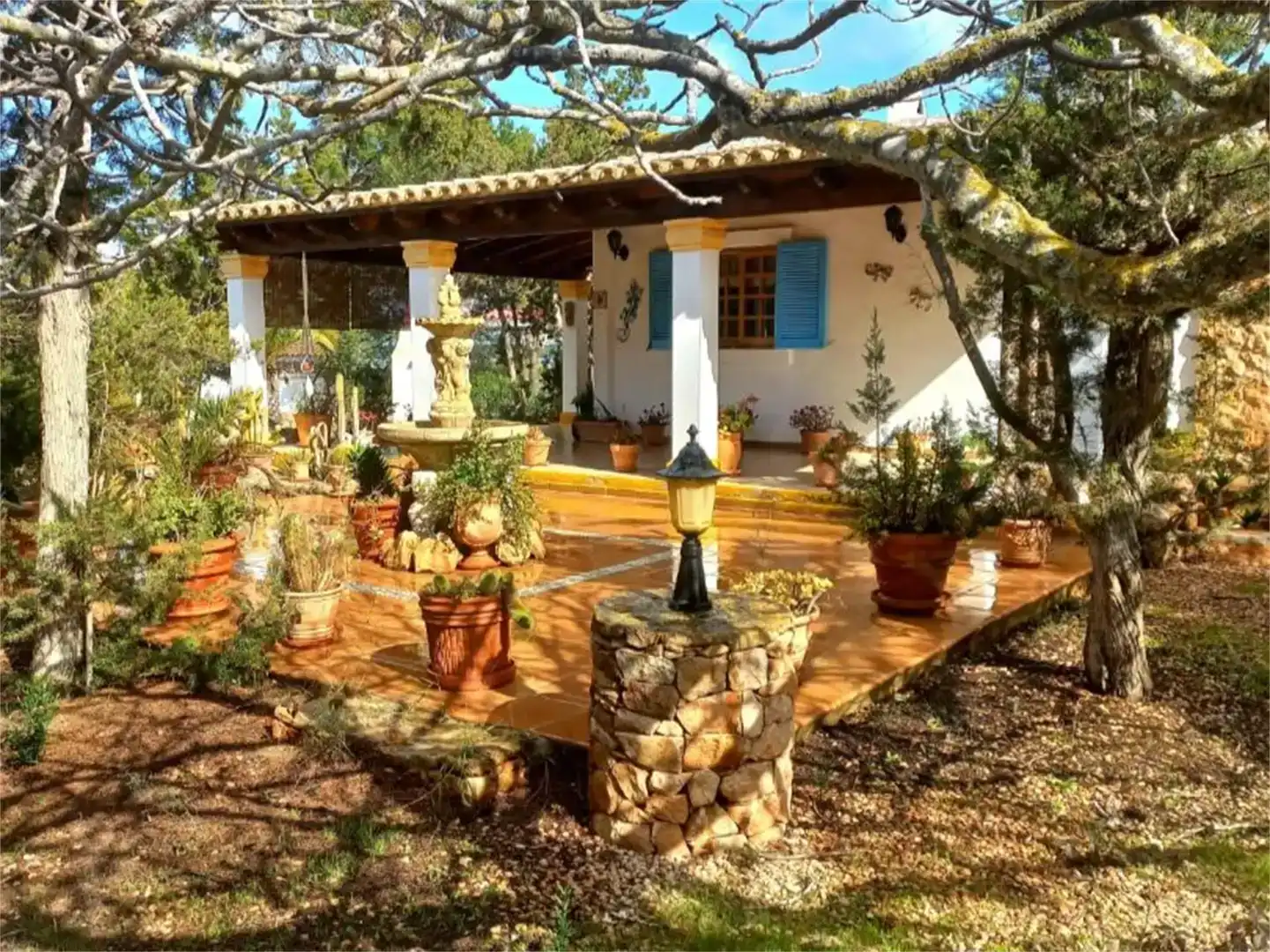 Terrasse von Country house zum Verkauf in Formentera mit Abstellraum