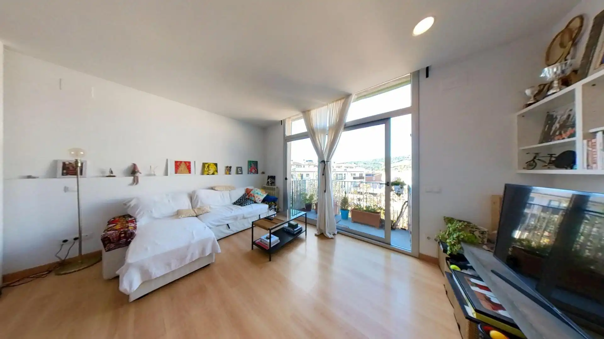 Sala de estar de Ático en venta en La Garriga con Terraza y Balcón