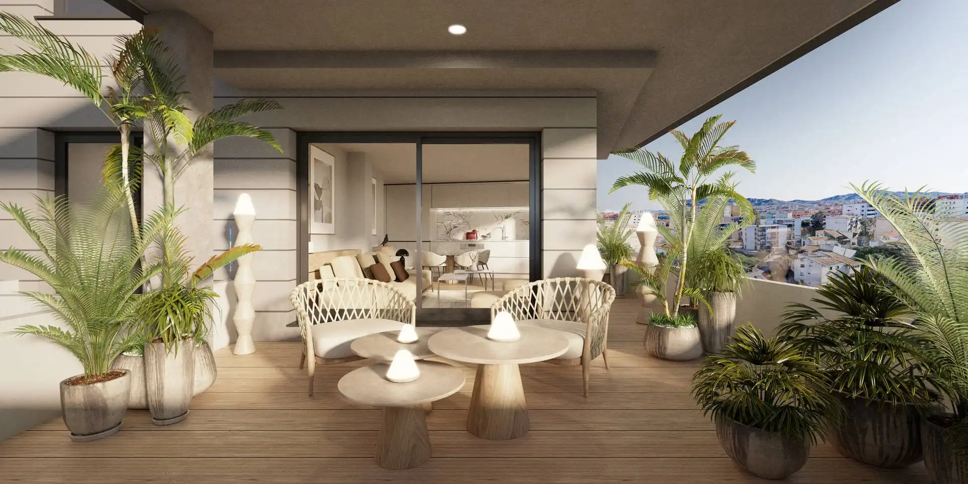 Terrasse von Erdgeschoss zum Verkauf in Estepona mit Klimaanlage, Terrasse und Schwimmbad