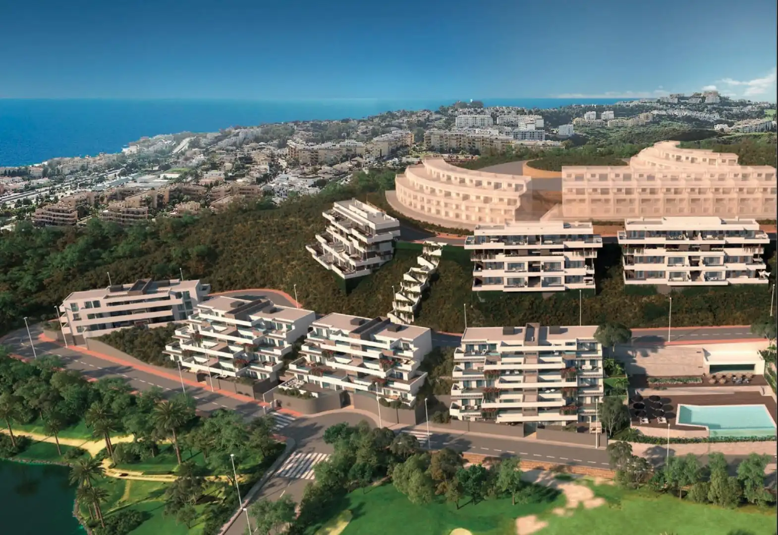 Apartament amb piscina en venda a La Cala Mijas