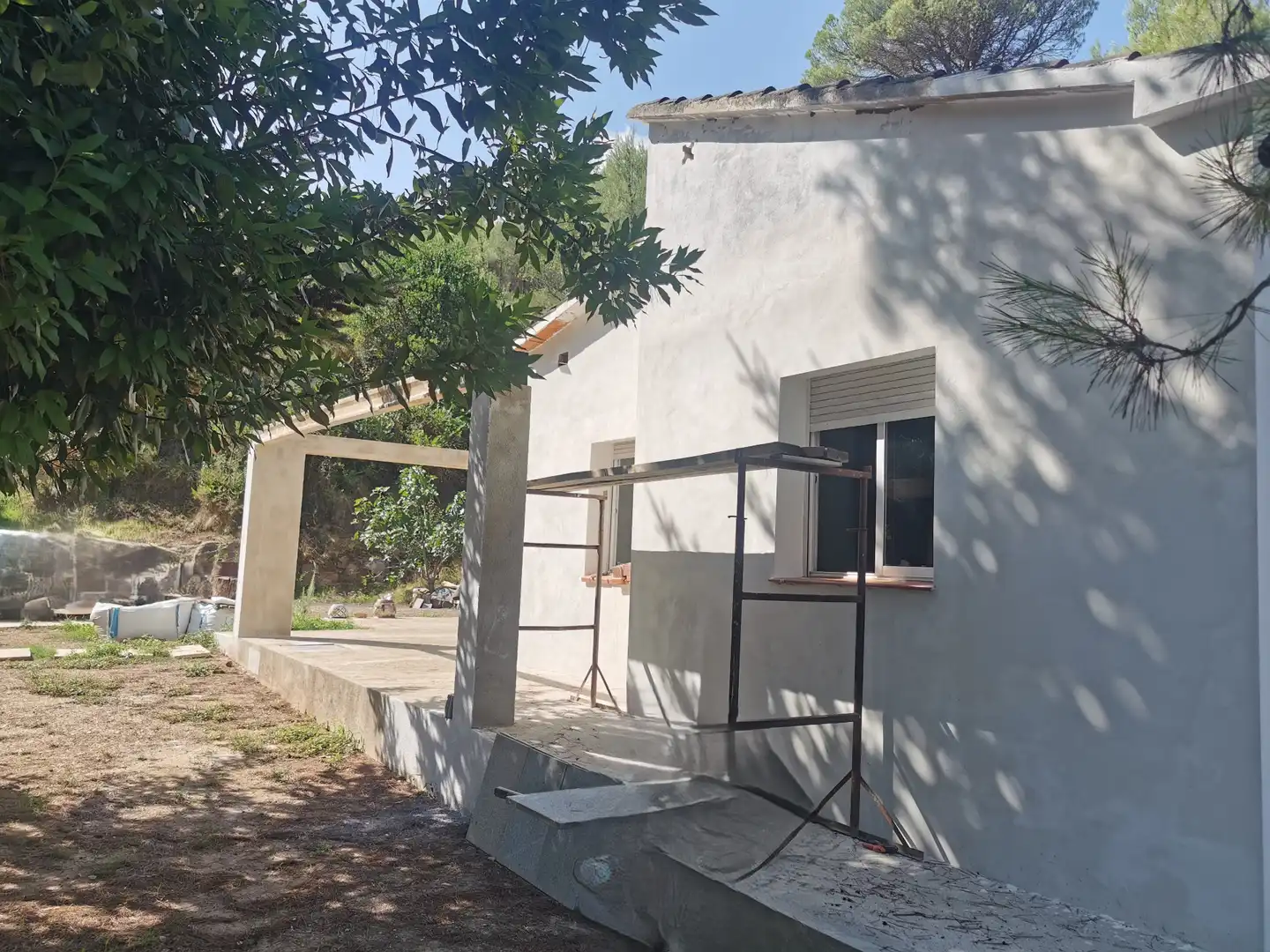 Exterior view of Houses for sale in Sant Salvador de Guardiola  with Heating, Storage room and Oven