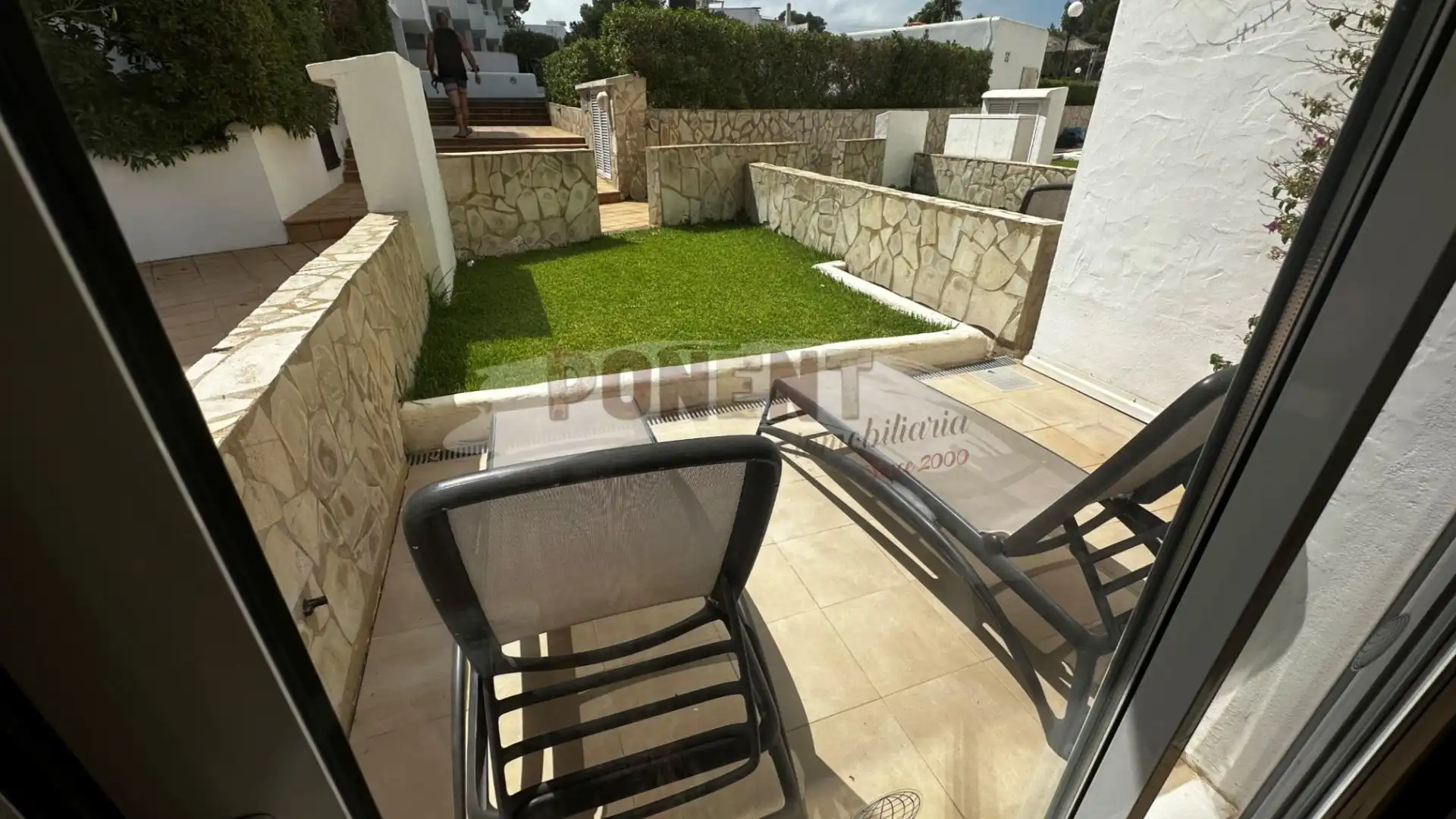 Jardí de Apartament en venda en Sant Josep de sa Talaia amb Aire condicionat, Terrassa i Moblat