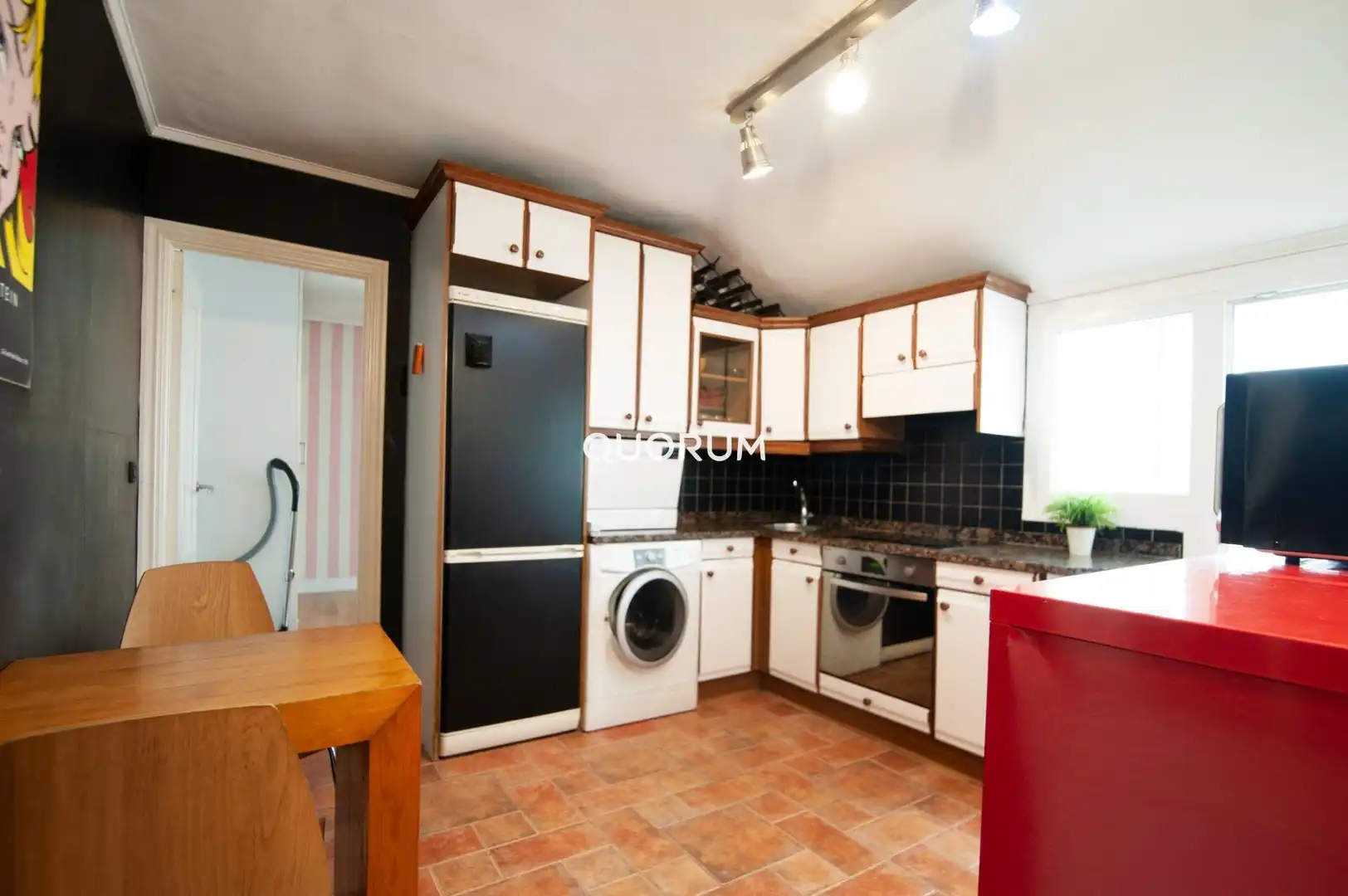 Kitchen of Flat for sale in Bilbao   with Heating, Terrace and Furnished