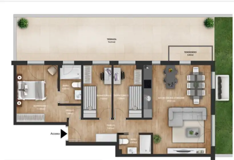 Habitatge d'obra nova amb jardí en venda a Calle Barrio Sierrapando 712, imagen 6